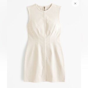 Abercrombie & Fitch She’ll Denim Mini Dress, NWT, size L Tall